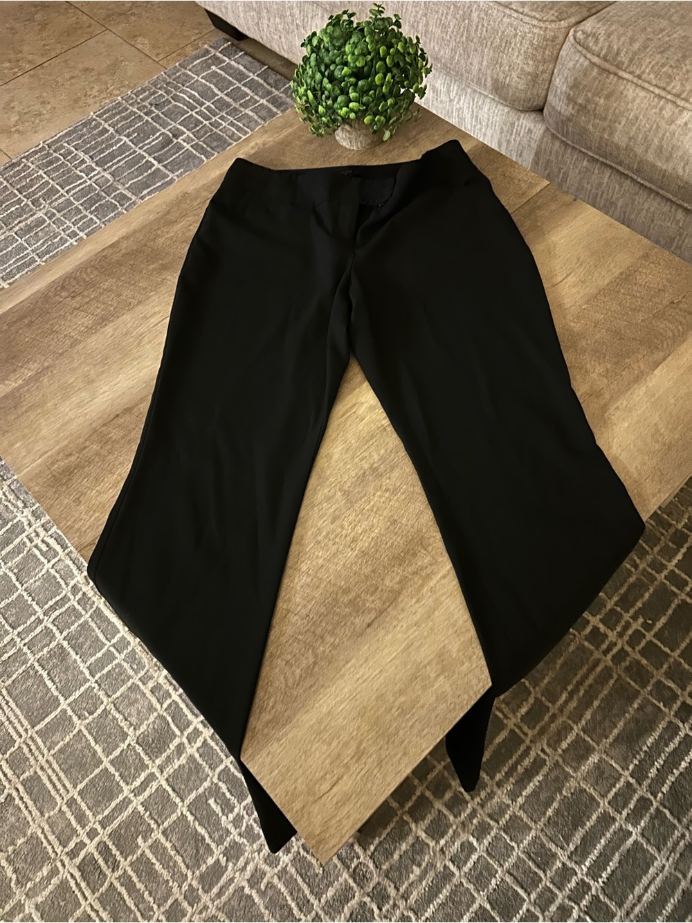 The Limited Black Wide-Leg Dress Pants